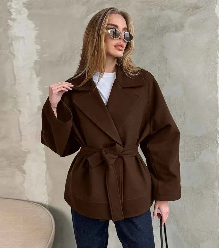 One Button Women's Coat