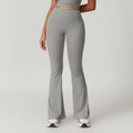 Outer Wear High Waist Wide Leg Hip Raise Yoga Pants - Rhino Gray / L - Other