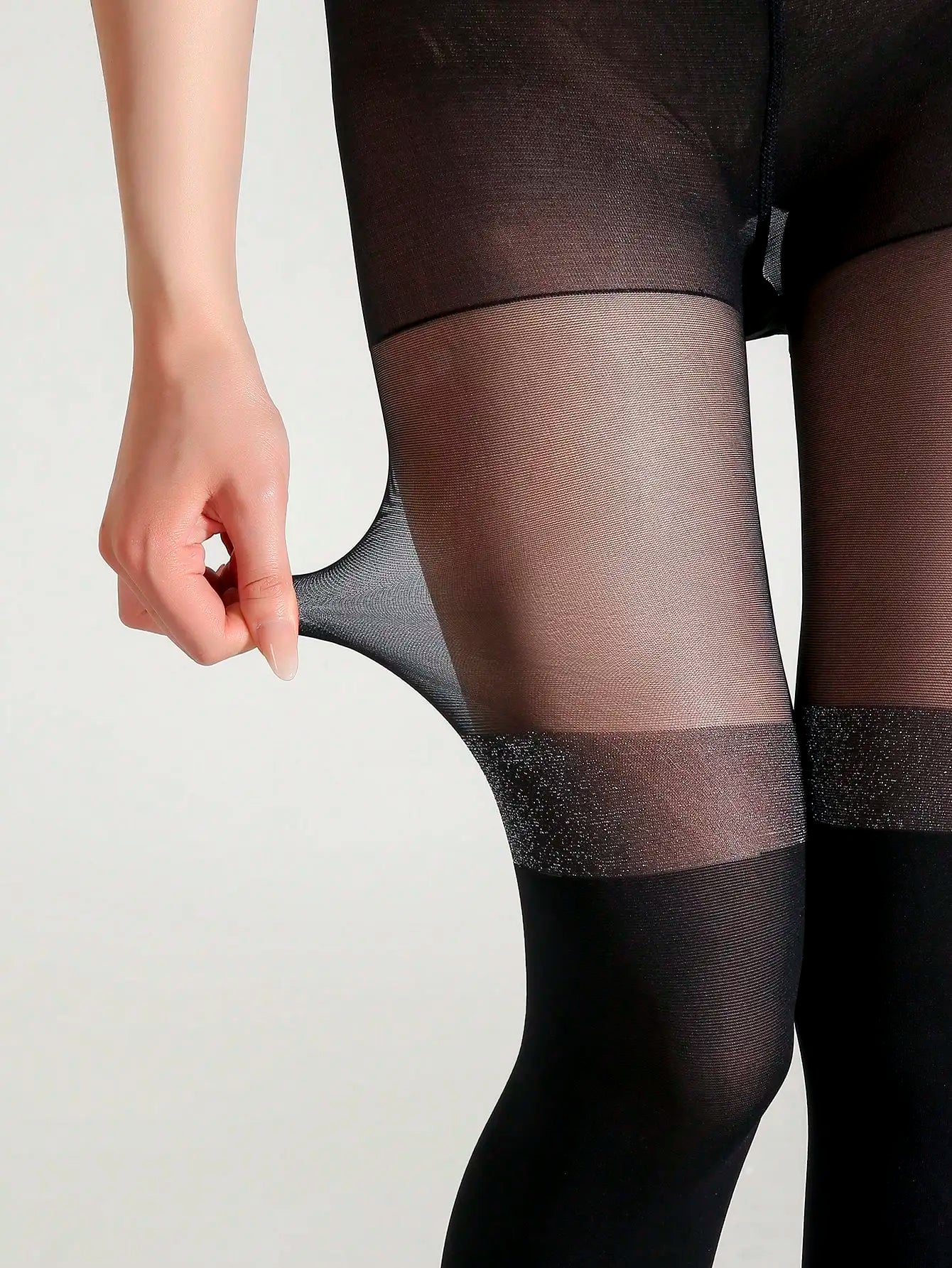 Pantyhose Ultra-thin Nylon Stocking Tights - BLACK / M-L