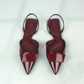 Patent Leather Women Flat Sandals