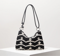 Pattern Hollow Knitting Shoulder Tote Bags for Ladies