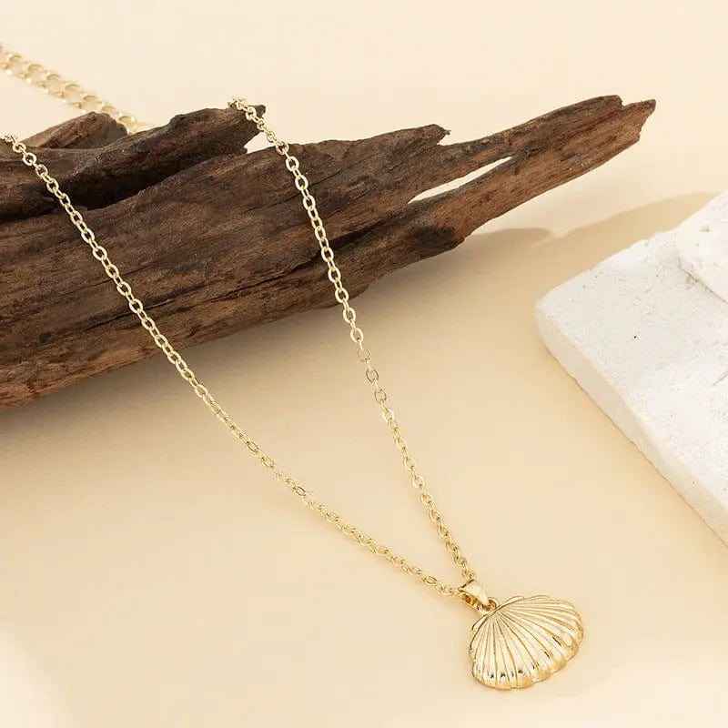 Pearl Shell Starfish Conch Pendant Necklace - Norellé