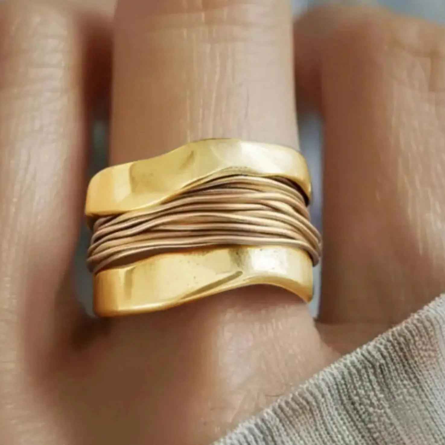 Personality Trend Ring For Women - Gold / US size 10 - electronic accessories