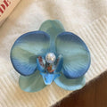Pink Orchid Flower Hair Clip - B