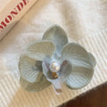 Pink Orchid Flower Hair Clip - D