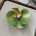 Pink Orchid Flower Hair Clip - L