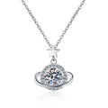 Planet Surround Necklace For Women XINGX Special-interest Design - White Gold Color - electronic accessories