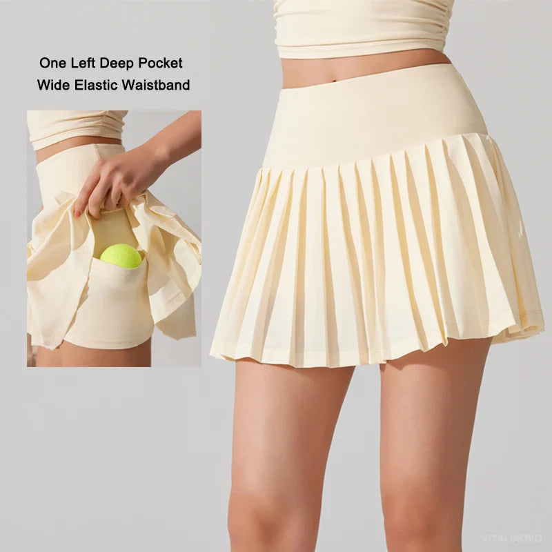 Pleated Tennis Skirt for Women