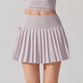 Pleated Tennis Skirt for Women - Cloud Grey / XL