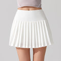 Pleated Tennis Skirt for Women - White / M