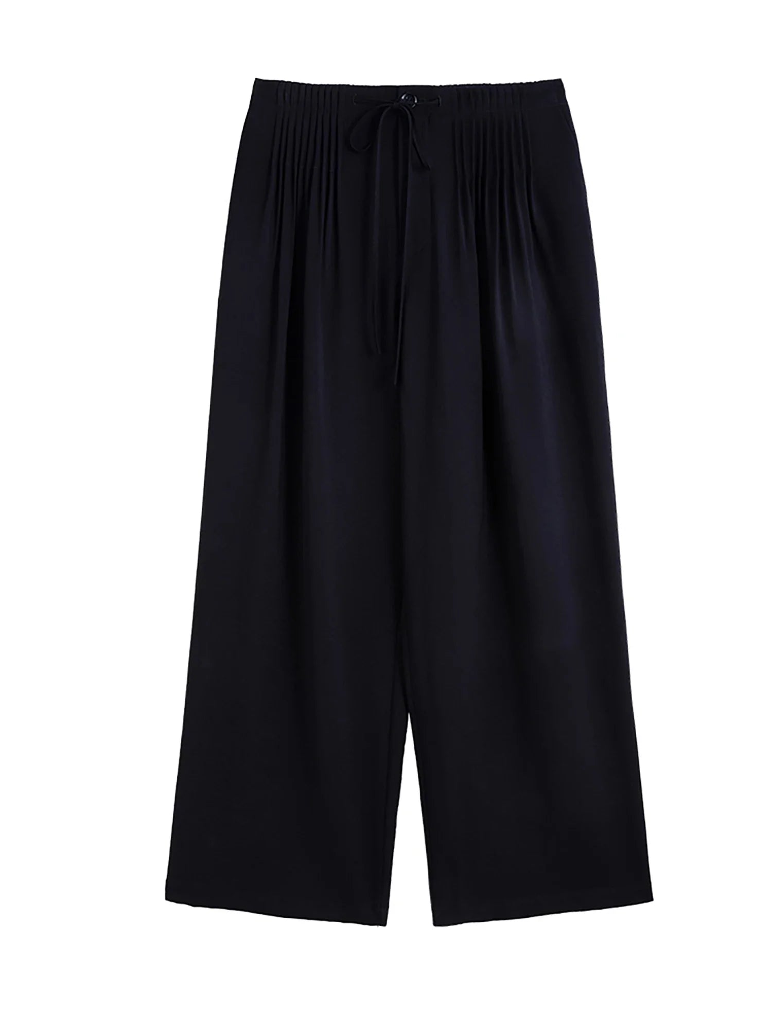 Plus Size Loose Lazy Pleated Floor-length Pants Women