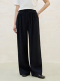 Plus Size Loose Lazy Pleated Floor-length Pants Women