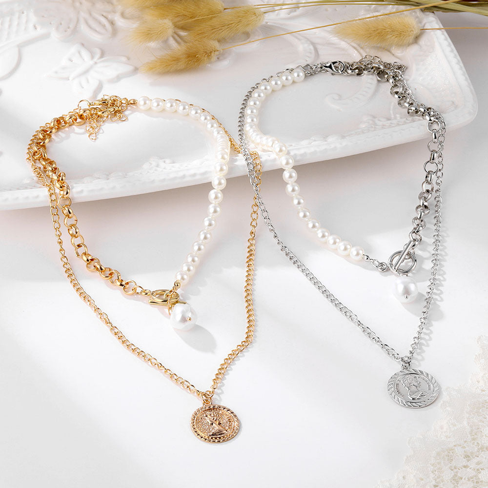 Popular Retro Simple Double-layer Pearl - electronic accessories