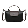 Pu Leather Single Shoulder Oblique Span Bag - black