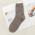 Pure Color Warm Winter Socks - sock 7 / Foot length 21-25cm