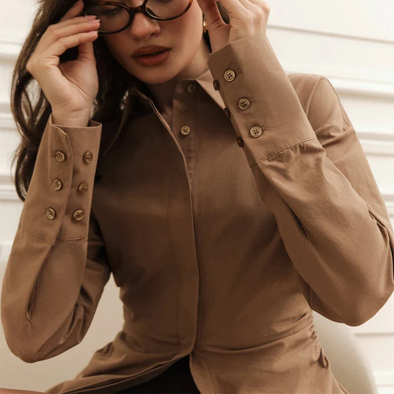 Pure Cotton Slim Shirt