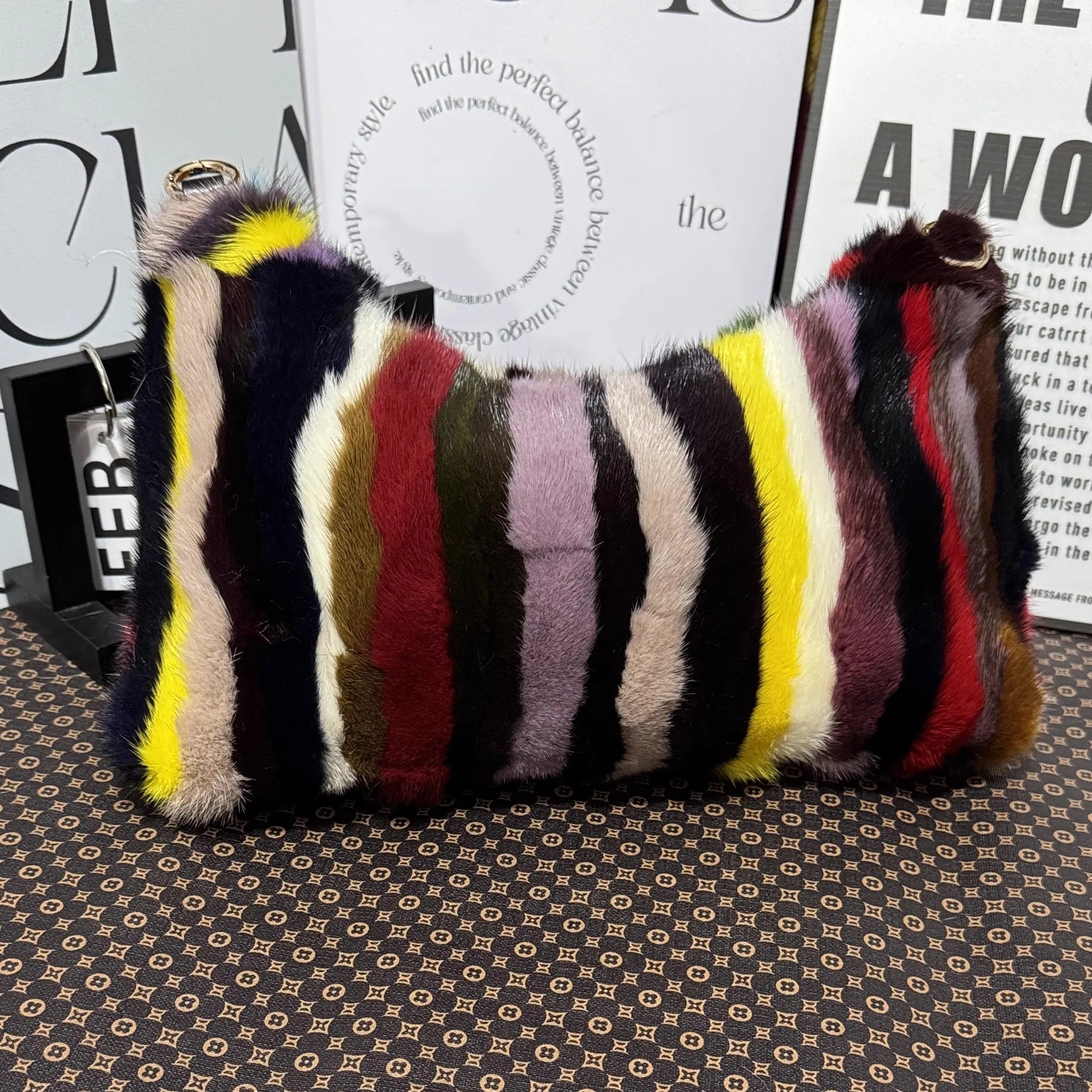 Real Mink Fur Bag Shoulder - 23