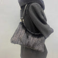Real Mink Fur Bag Shoulder - 3
