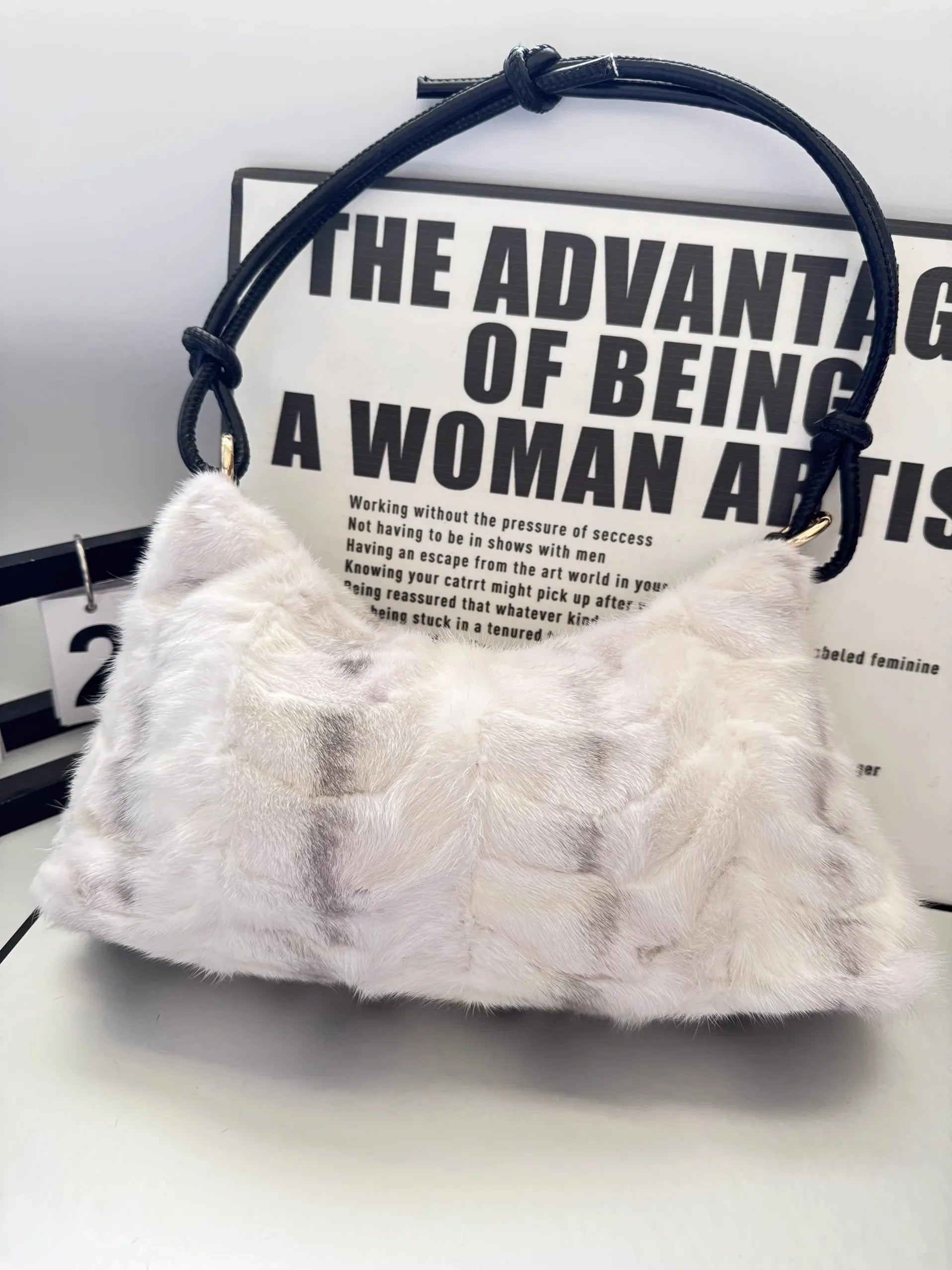 Real Mink Fur Bag Shoulder - 37