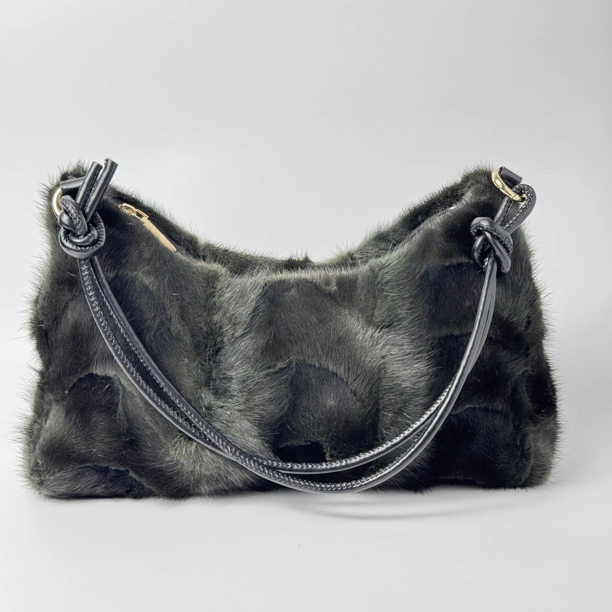 Real Mink Fur Bag Shoulder - 5