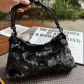 Real Mink Fur Bag Shoulder - 8