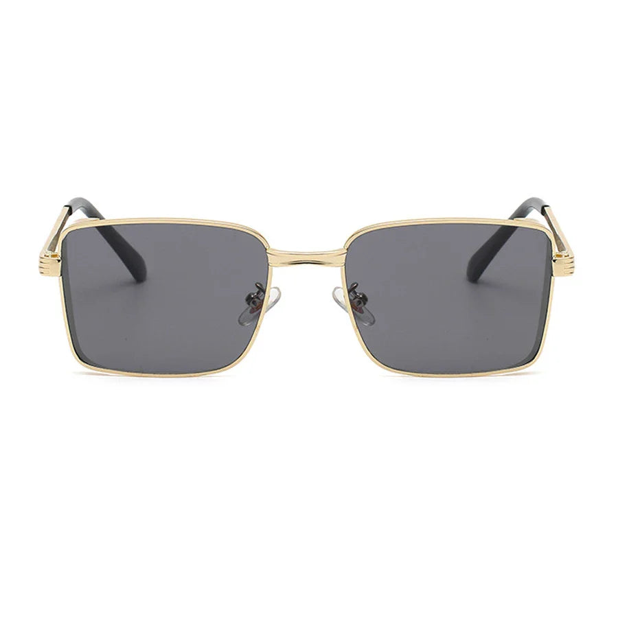 Rectangle Sunglasses Women - Gold Tea / As Picture