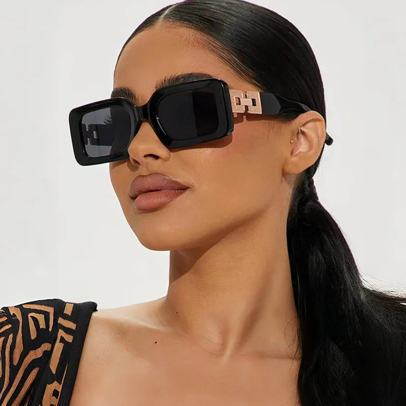 Rectangle Sunglasses Women Square Sun Glasses