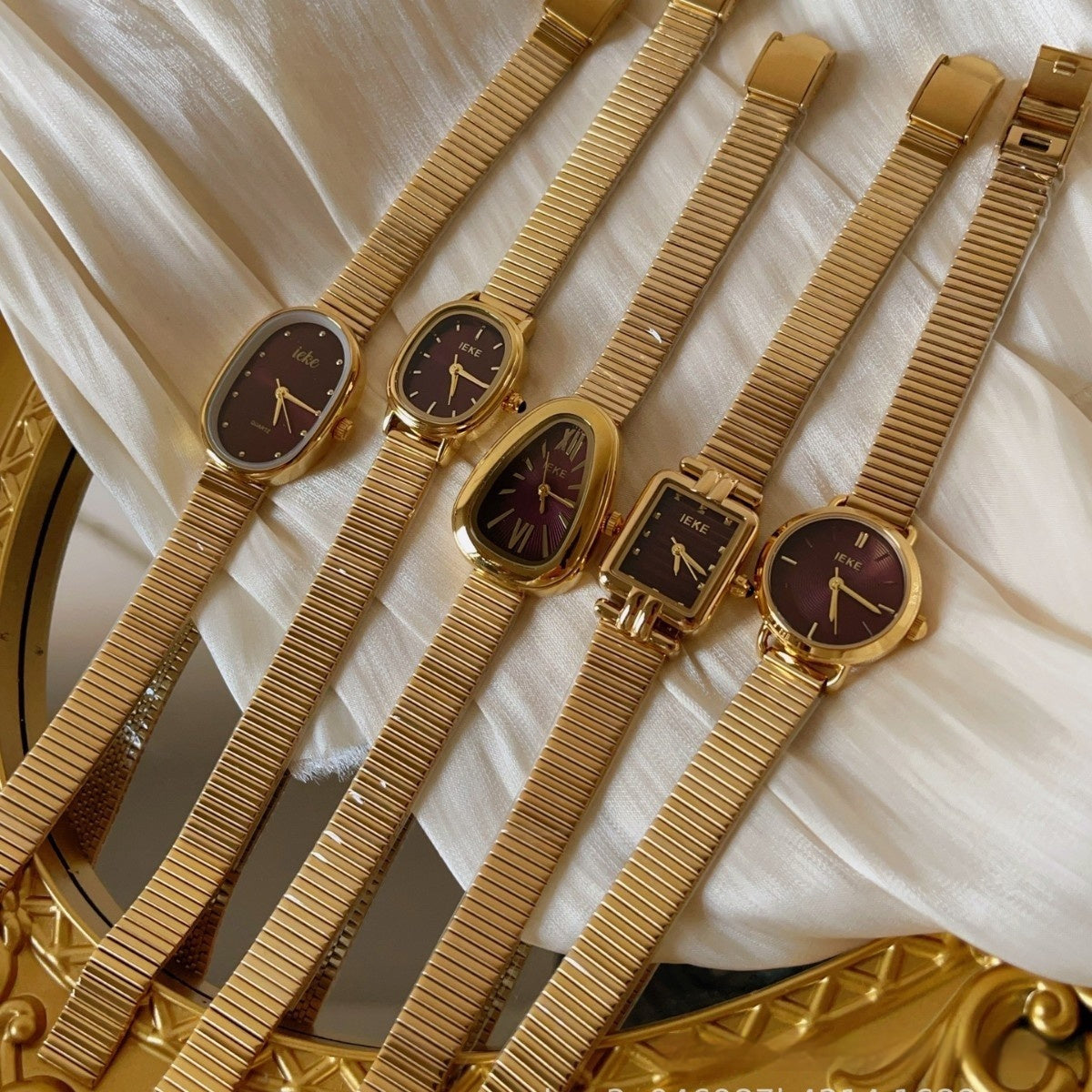 Retro Ankela Red Series Chain Watch Women - electronic accessories