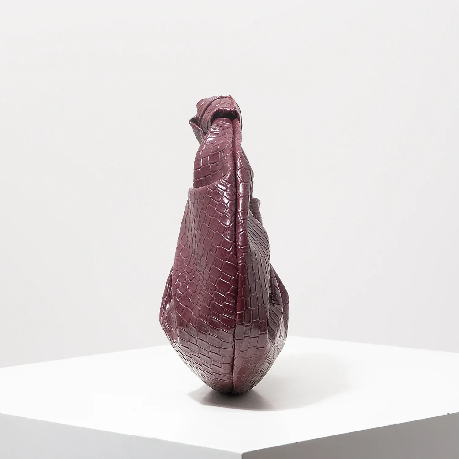 Retro Artificial Leather Woven Pattern Handbag