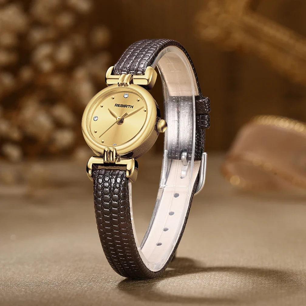 Retro Casual Simple Versatile Quartz Watch - Gold