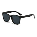 Retro Classic Vintage Square Sunglasses Women - Black Grey / As Picture