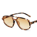 Retro Double Bridge Sunglasses Women - LeopardTea