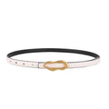 Retro Gold Buckle Genuine Leather Belt for Women
