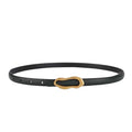 Retro Gold Buckle Genuine Leather Belt for Women