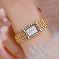 Retro Gold Rectangle Classic Watch For Women