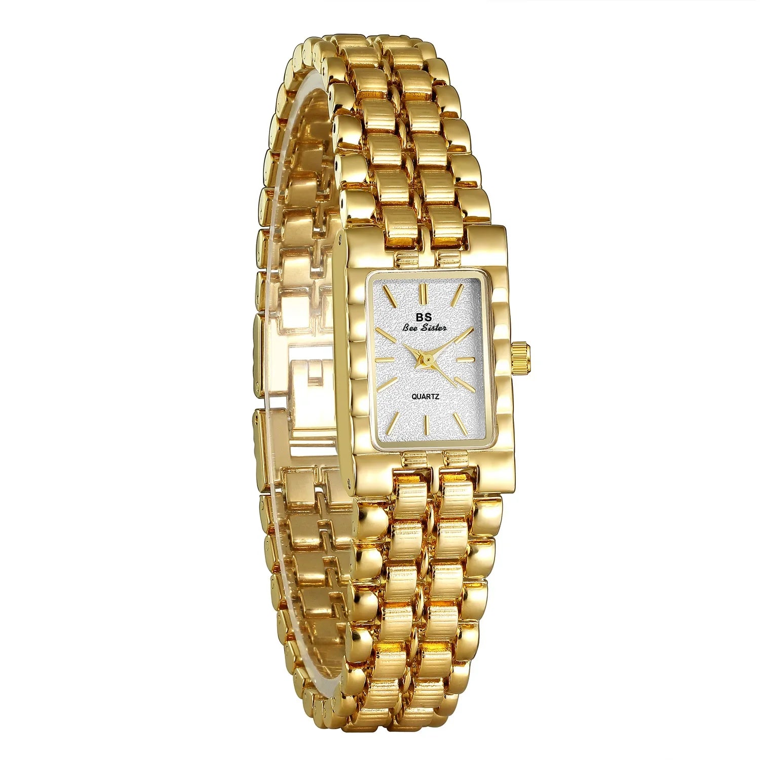 Retro Gold Rectangle Classic Watch For Women