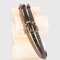 Retro Gold Women Belt Genuine Leather