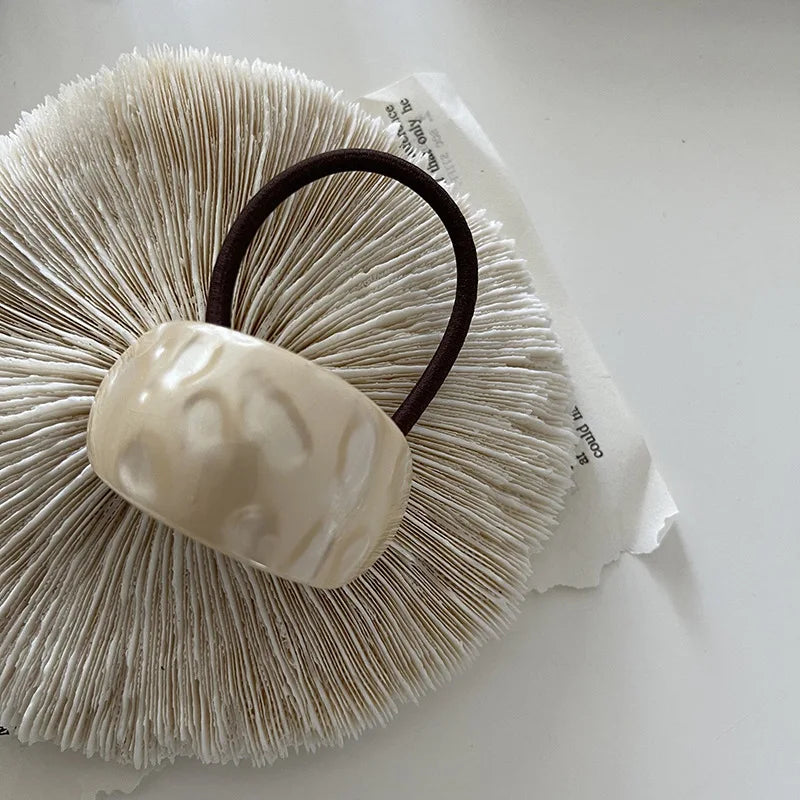 Retro Hollow Twist Wave Hair Rope Rubber Band