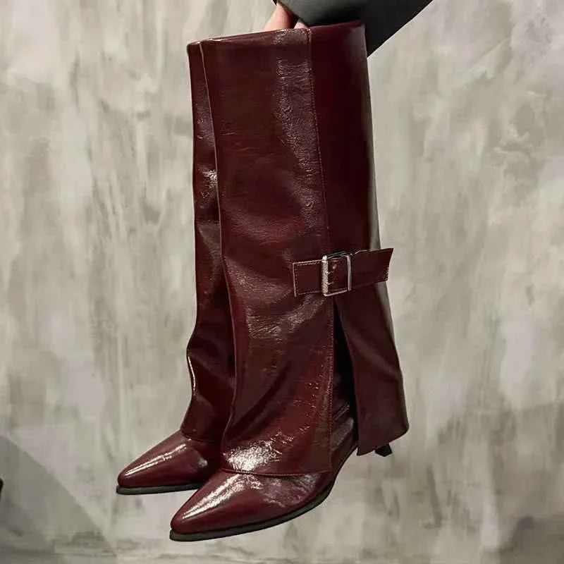 Retro Knee-high Boots