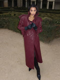 Retro Leather Women’s Coats