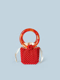 Retro niche Pure Handmade Bead Bag