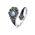 Retro Old Love Opal Ring For Women - electronic accessories
