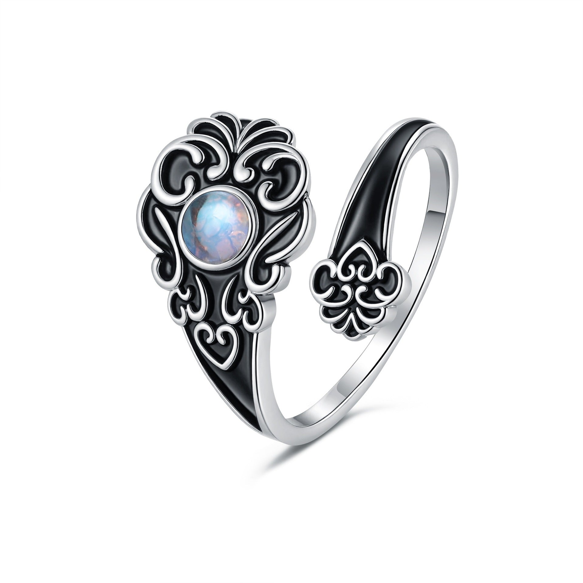 Retro Old Love Opal Ring For Women - electronic accessories