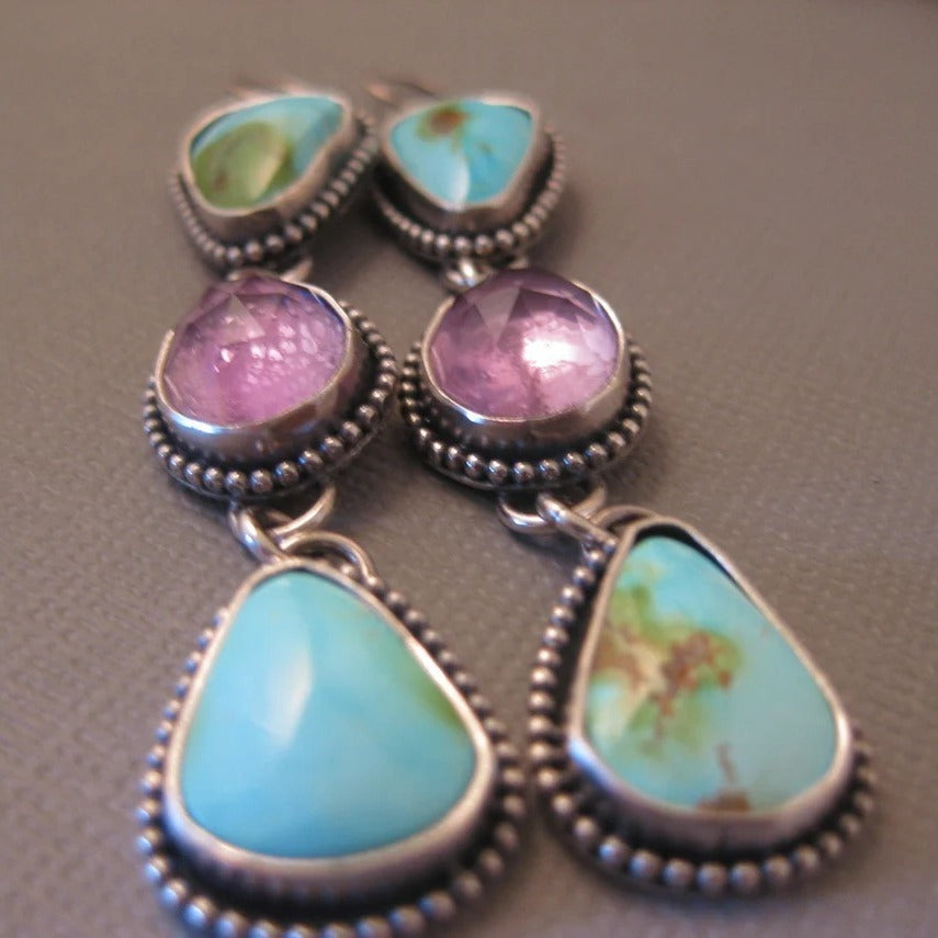 Retro Simple Fashion Female Earrings - Antique Silver - electronic accessories