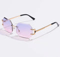 Retro Sunglasses Women - greypink