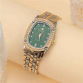 Rhinestone Luxury Multi-color Oval Dial Watch - Norellé