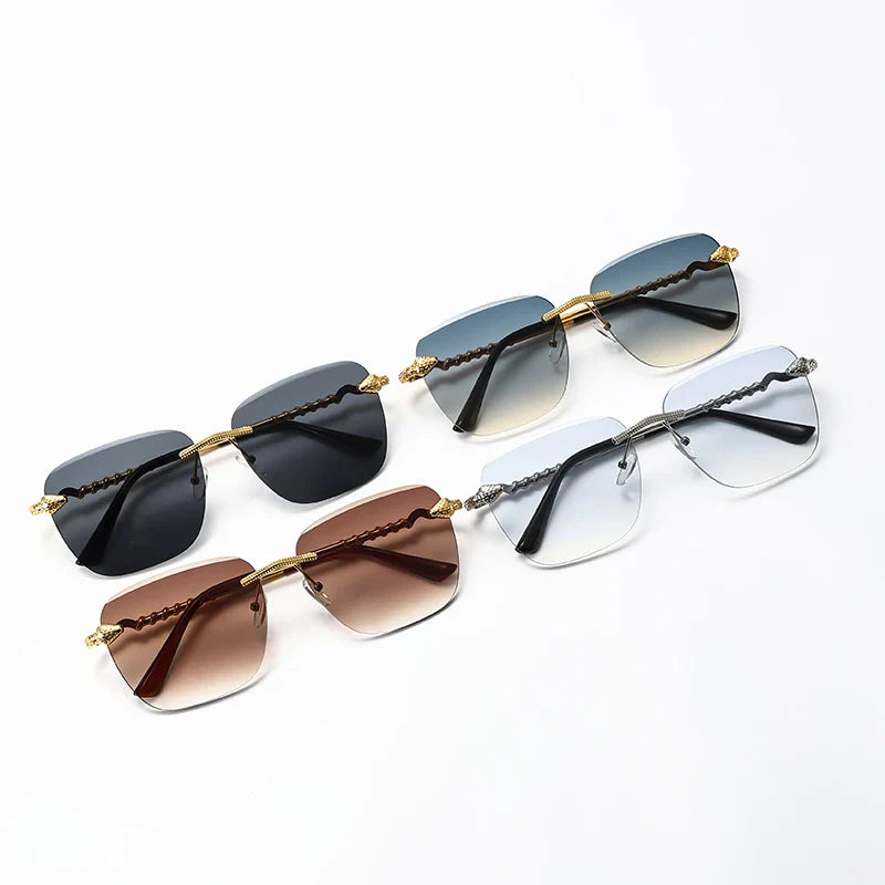 Rimless Square Sunglasses For Women