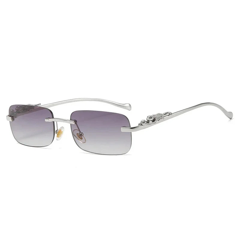 Rimless Square Sunglasses Woman