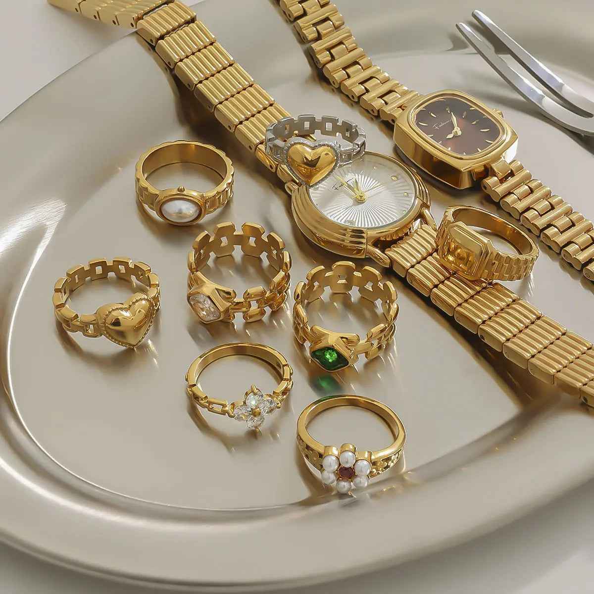 Ring Titanium Steel No Fading Female Accessories - electronic accessories