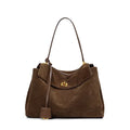 Rodeo Genuine Leather Tote Bag for Women - Coffee / 35-11-23cm / CHINA